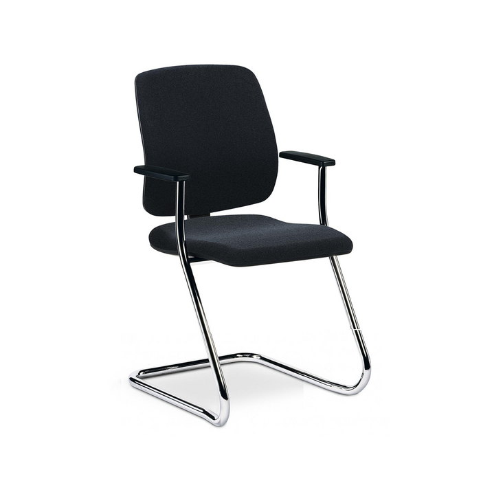 Early Bird Visitor Chair - Black