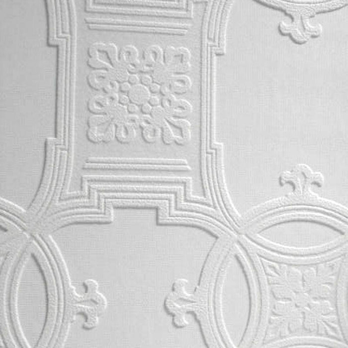 Early Victorian - Anaglypta Wallpaper - Paintable