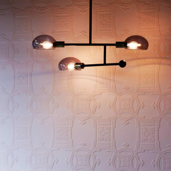 Victorian Anaglypta - Painted Blush Pink