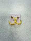 Earrings Designer By Kate Spade In Yellow
