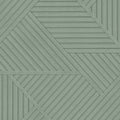 Elba Geometric Wood Panel Wallpaper – Sage - Last Roll