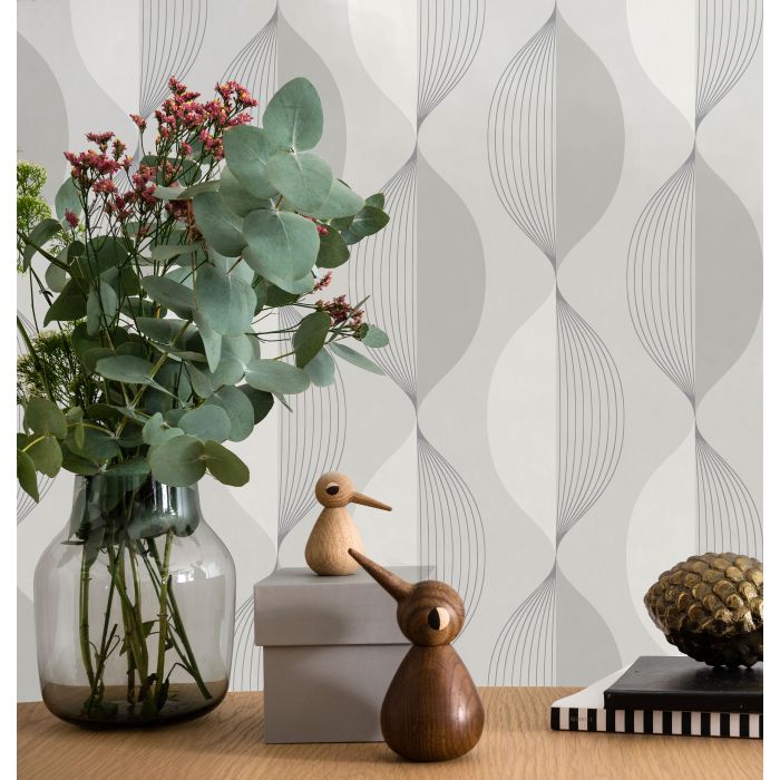Ellips Wallpaper - Grey - Discontinuing