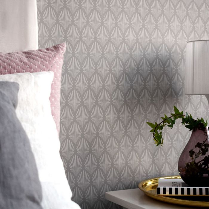 Elsa Historical Wallpaper - Grey - Discontinuing 30 Left