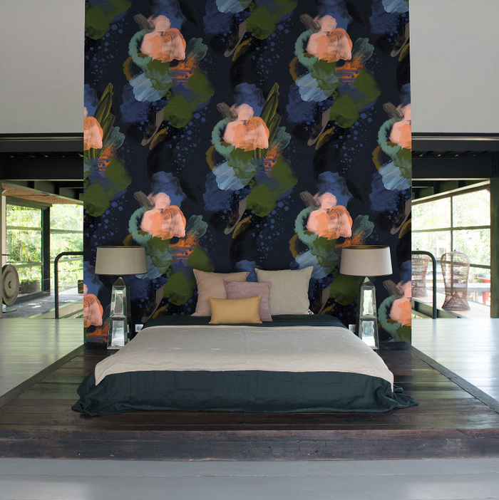 English Rose - Custom Sized Wallpaper Mural (per m2)