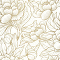 Envergure Wallpaper - Blanc Or