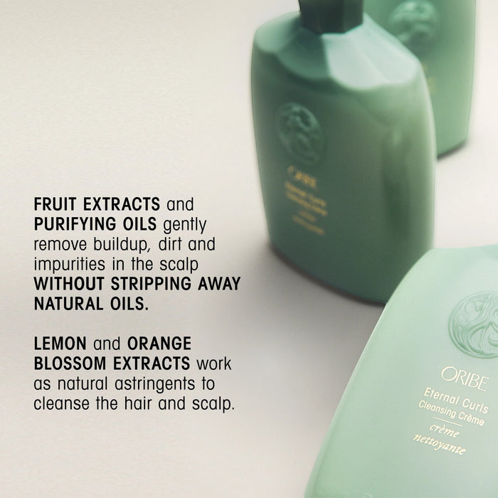 Shop Rescue Spa ORIBE Eternal Curls Cleansing Crème for curly hair, gently cleanses without stripping natural oils.