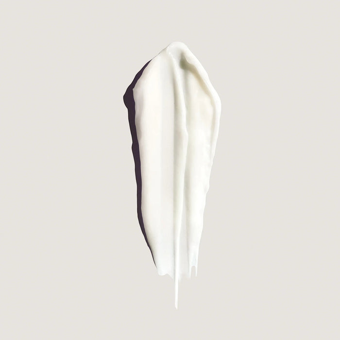 Shop Rescue Spa Eternal Curls Intense Conditioner swatch, a thick white cream texture on a light grey background.