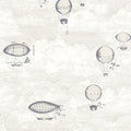 Expedition Wallpaper - White Cotton