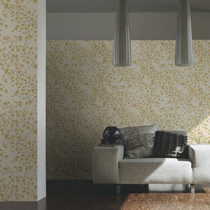 Versace Fall Wallpaper - Gold/Yellow/Beige