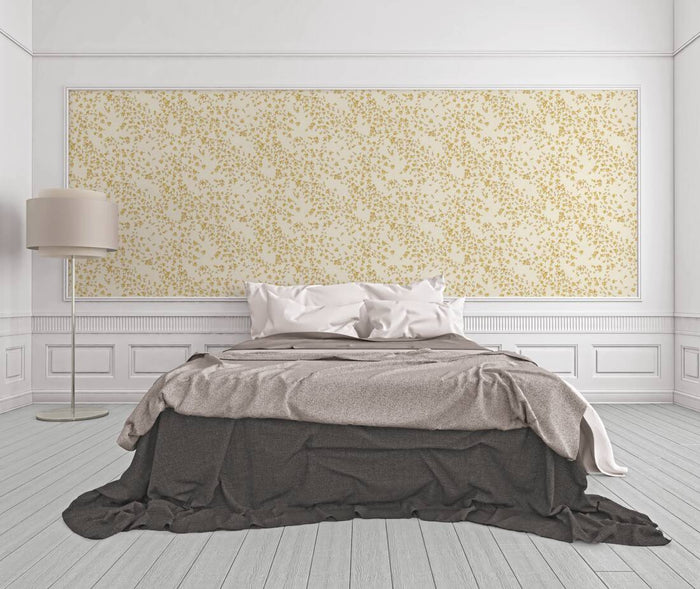 Versace Fall Wallpaper - Gold/Yellow/Beige
