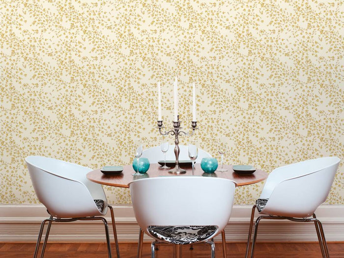 Versace Fall Wallpaper - Gold/Yellow/Beige