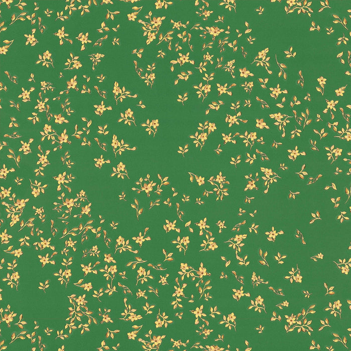 Versace Fall Wallpaper - Green/Gold/Yellow
