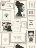 Fashion Wallpaper - Pink - Discontinuing