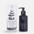 Shop Rescue Spa Olverum Firming Body Moisturizer in a dark bottle with matching white box packaging.