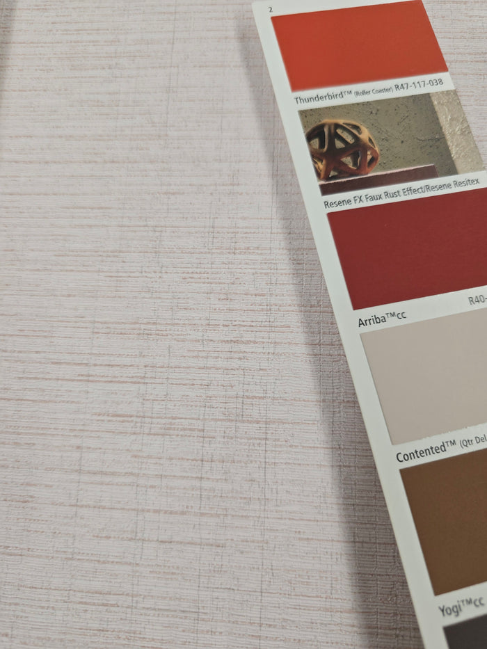 Five O'clock Vinyl Wallpaper - Pink - Discontinuing