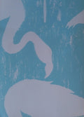 Flamingos Wallpaper - Turquoise/Pink