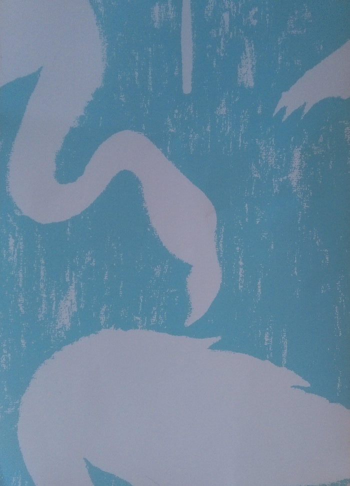 Flamingos Wallpaper - Turquoise/Pink