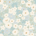 Flora Power Wallpaper - Bleu