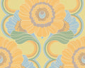 Floral Fantasy Wallpaper - Yellow/Green