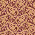 Versace Floral Garland Wallpaper - Red/Gold