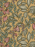 Floral Vine Wallpaper - Caramel