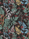 Floral Wallpaper - Black