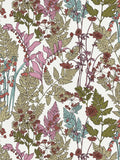 Floral Wallpaper - Cream/Green