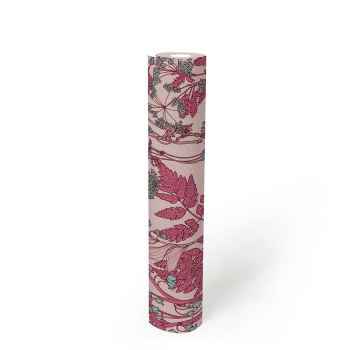 Floral Wallpaper - Pink