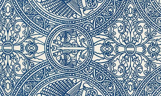 Florence Broadhurst - Arabian Birds - Fabric NZ-Fabric