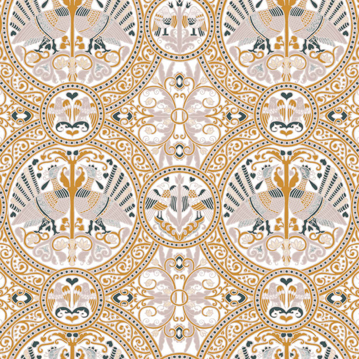 Florence Broadhurst - Arabian Birds - Fabric