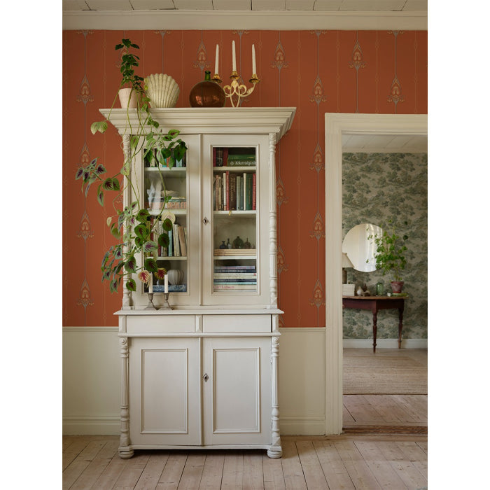 Gamla Grand Historical Wallpaper - Red