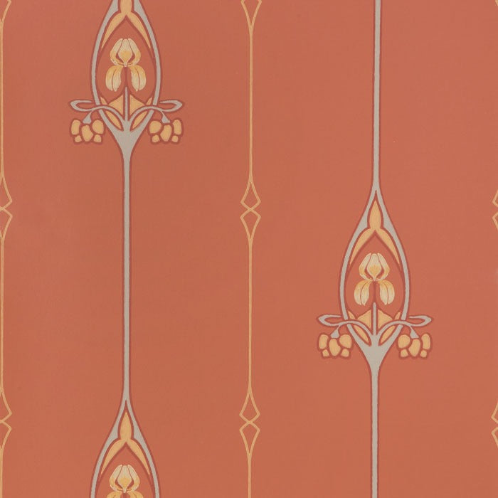 Gamla Grand Historical Wallpaper - Red
