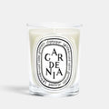 Shop Rescue Spa Gardenia scented candle in a clear glass vessel with a white wax blend and elegant black label