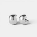 Gemma Hoops Earrings- Silver