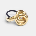 Glossy Knot Pony Cuff Gold