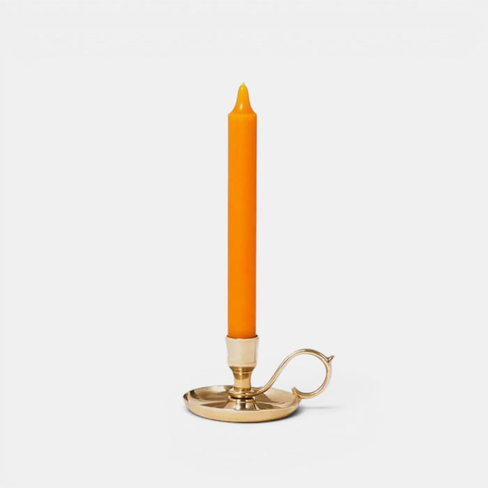Gold Plated Dutch Candlestick