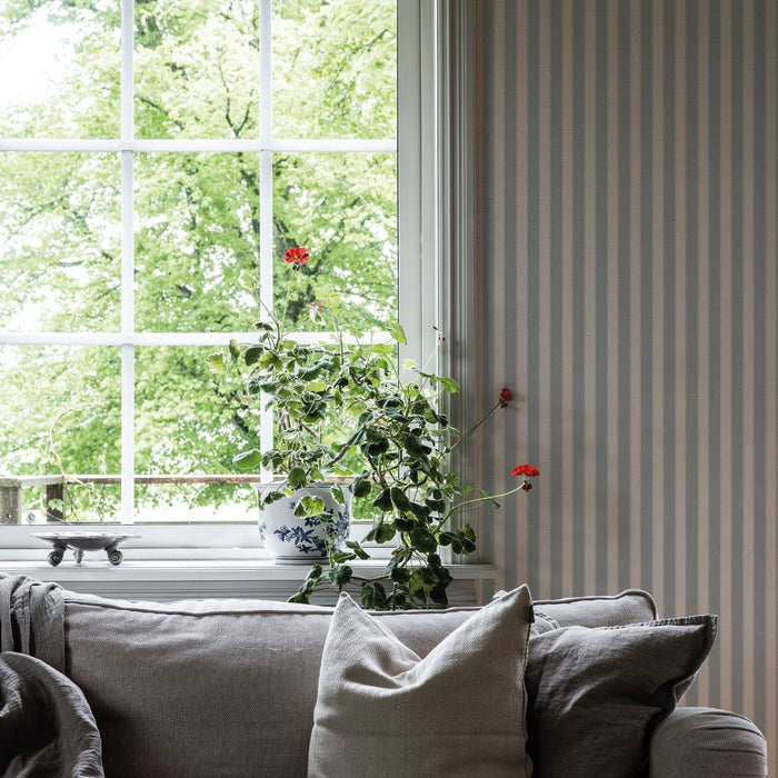 Gottfrid Stripes Wallpaper - Blue