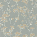 Graminees Wallpaper - Grey/Blue