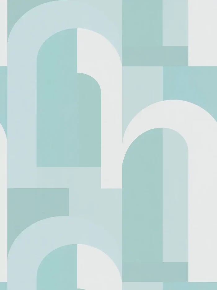 Graphics Arch Wallpaper - Blue