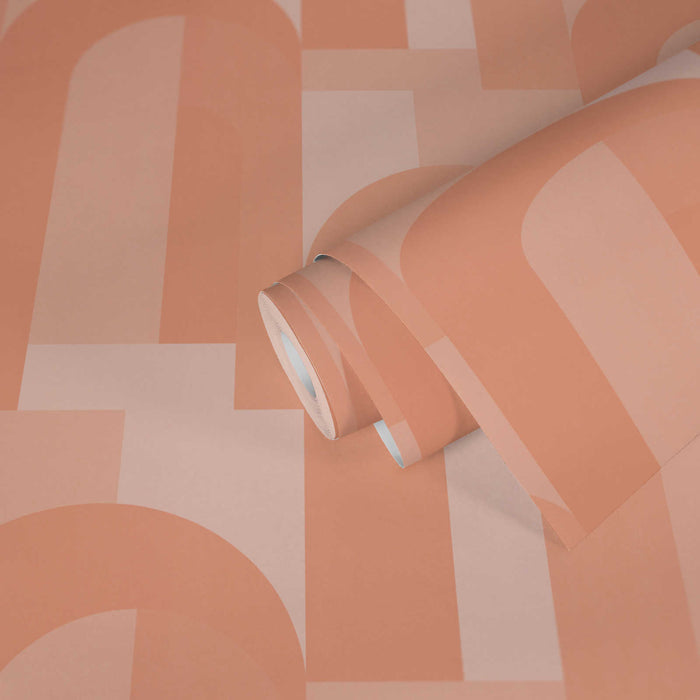 Graphics Arch Wallpaper - Orange