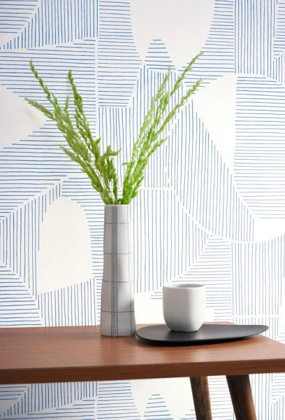 Graphique Casadeco  Wallpaper - Blue