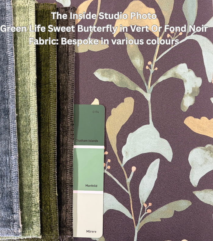Green Life Sweet Butterfly Wallpaper - Black Gold - Discontinuing