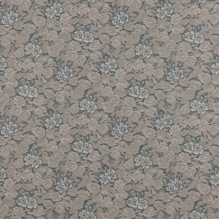 Gysinge Flower Motifs Wallpaper - Blue