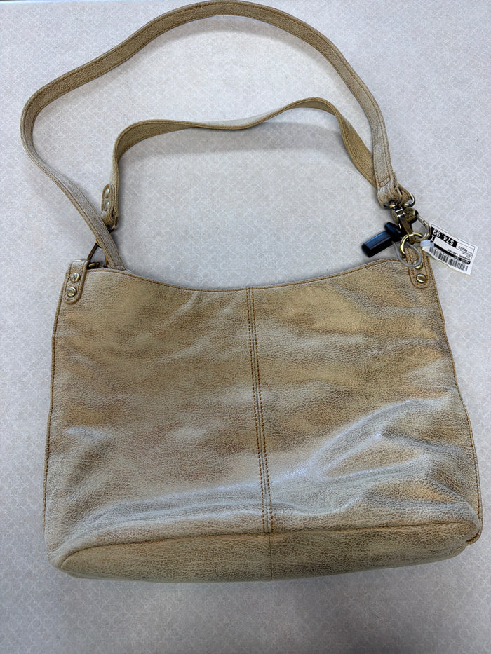 Handbag Leather By Hobo Intl In Tan, Size:Medium