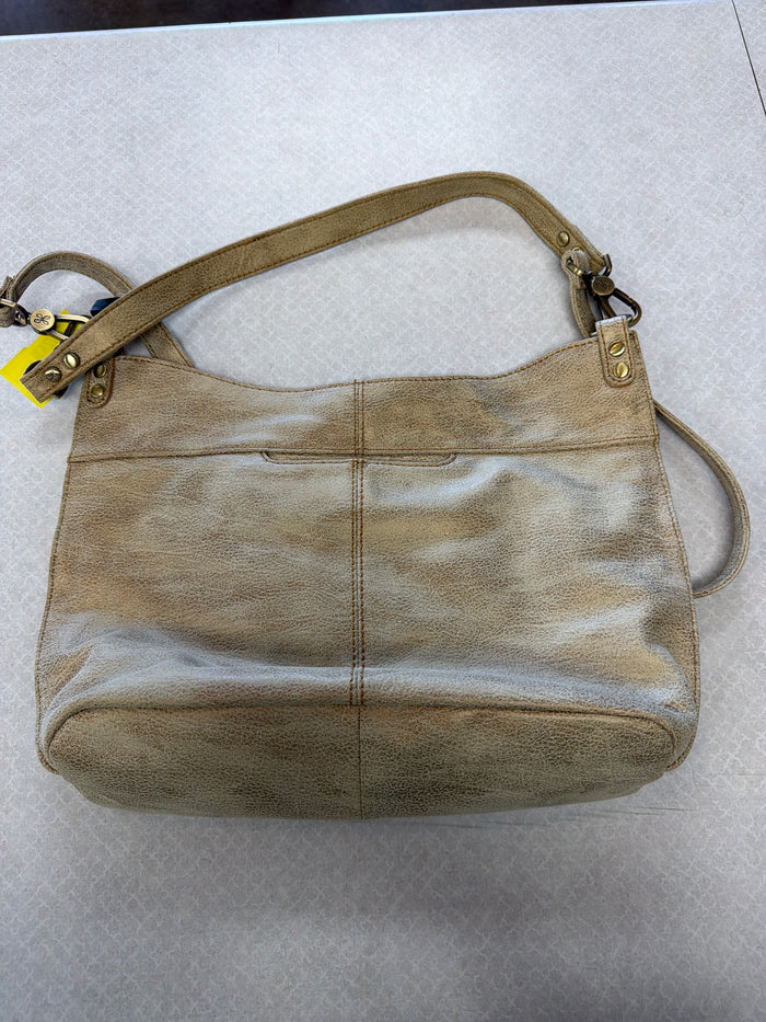 Handbag Leather By Hobo Intl In Tan, Size:Medium