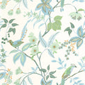Happy Wallpaper - Bleu Porcelaine