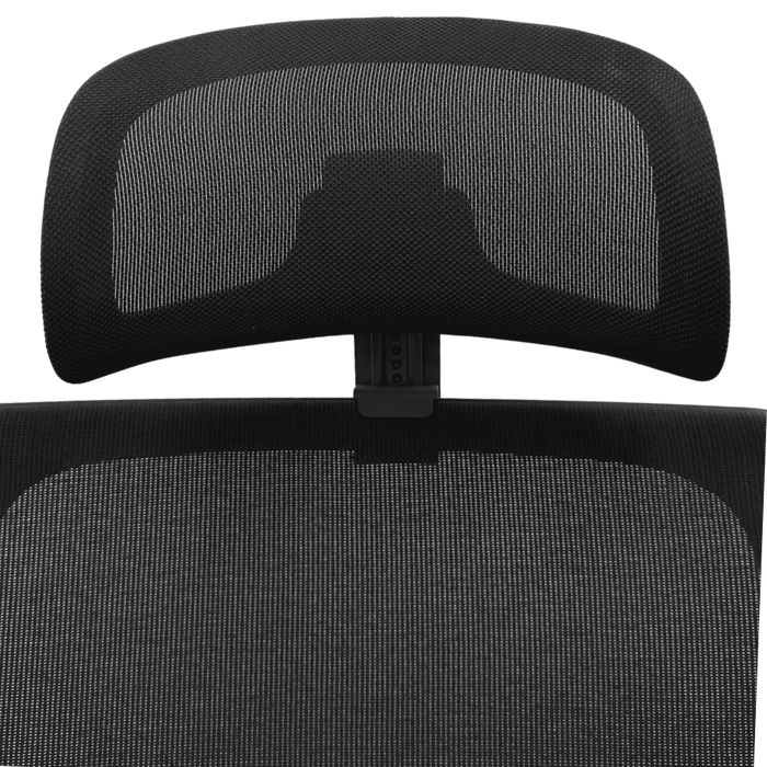 Mesh headrest for Haworth Zody office chair, black ergonomic accessory