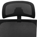 Mesh headrest for Haworth Zody office chair, black ergonomic accessory