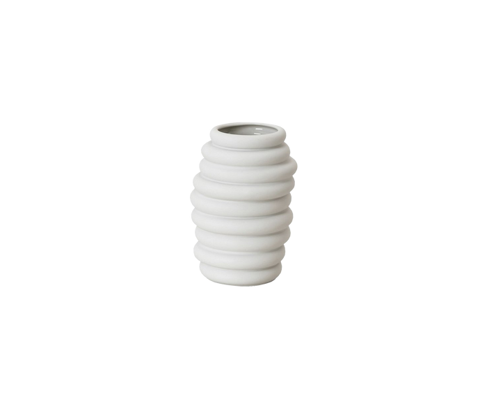 Hop Vase - 14cm Matt White