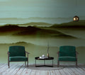 Horizon - Custom Sized Wallpaper Mural (per m2) - Beige/Green